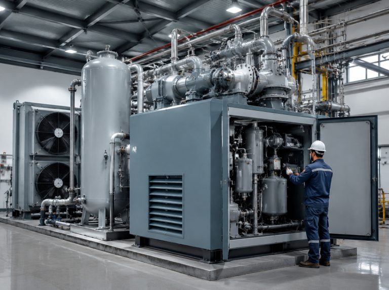 永磁双级压缩螺杆空压机